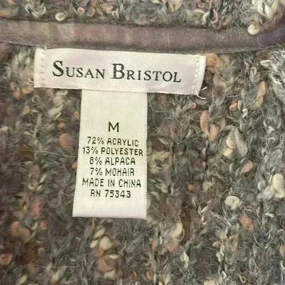 Susan Bristol SZ Medium Collared Sweater - Picture 2 of 5